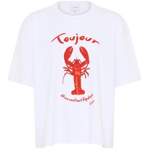 LA ROUGE - T-shirt w. Lobster Print